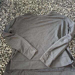 Women's Charcoal Gray crew neck